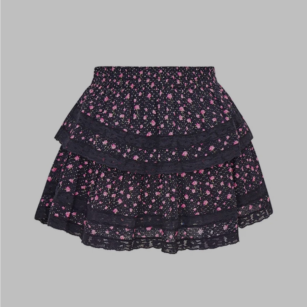 Loveshackfancy Ruffle Mini Skirt